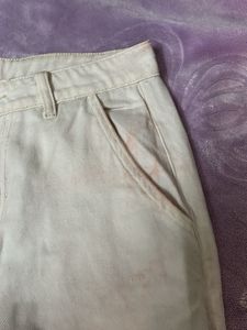 Urbanic Off White Cargos