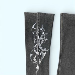 Urban Fits - Graphic Flared Jeans