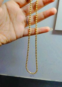 Gold Tone Beaded Necklace