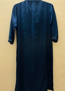 Blue Embroidered Tunic