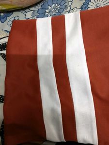 Brown&White Half Hands T-Shirt In Good Condition
