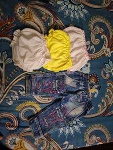 Combo Offer Girls Jeans And Panty