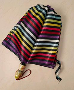 Rainbow Striped Umbrella