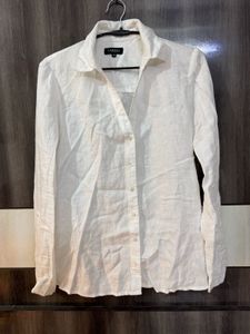white slim shirt