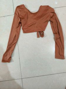 sexy long sleeve top for women (maroon)