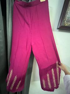 Embroidered Palazzos