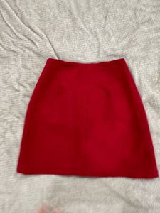 Bershka Mini Skirt - Red