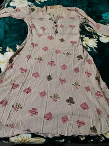 Patterned Casual Dress