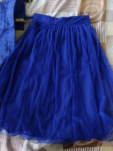 Three Piece Blue Dress