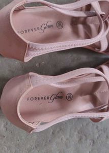 Forever Glam Pink Wedge Sandals
