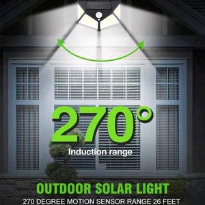 Solar-powered LED wall light