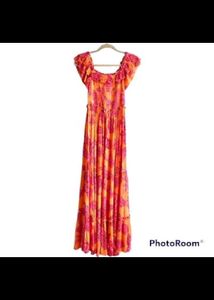 Floral Off-Shoulder Maxi Dress