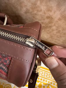 Zouk Vegan Leather Handbag – Ethnic Print