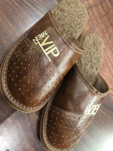 Men's VIP Brown Slippers
