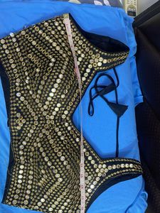 Black Embellished Blouse