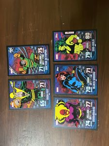 5 Topps Hero Attax Cards