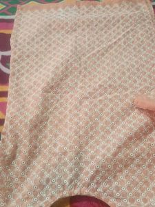 Peach Embroidered Kurta