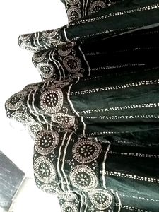 Mehndi Colour Suit Plazo With Dupatta Set