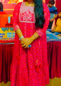 Partwear Ethnic Cotton Gown XXL