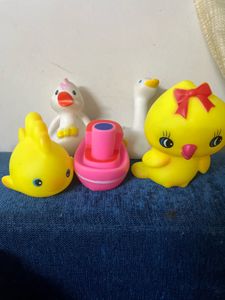 Rubber Floating Baby Animal Toys
