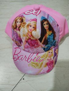Barbie Printed Cap For Girls 1 Pcs