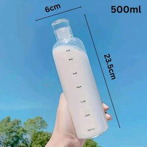 Time Marked Water Bottle