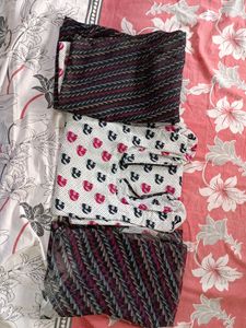 Black And White Kurta Set