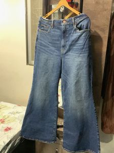 Wide Leg Denim Jeans