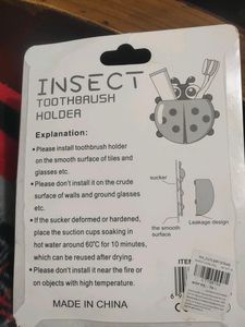 Cute Bug Toothbrush Holder