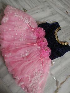 Pink Tulle Party Dress
