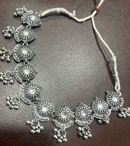 Silver-Tone Statement Necklace