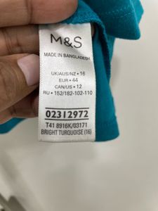 🌟STUNNING M&amp;S TEAL TEE:Your New Daily Superpower!