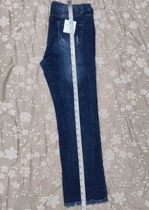 Zara Distressed Hem Jeans