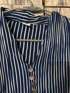 Blue Crushed Top