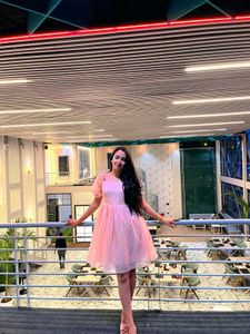 Pink Fit & Flare Dress