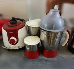 Philips Mixer Grinder with 3 Container Jars