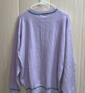 Lavender Floral Graphic Sweatshirt