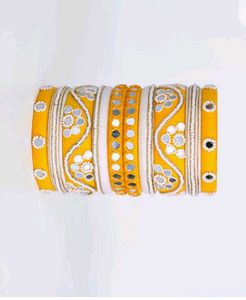 Yellow Bangle Set