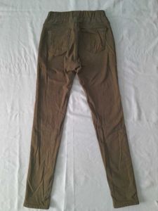 Winter Wear Olive Green Pants