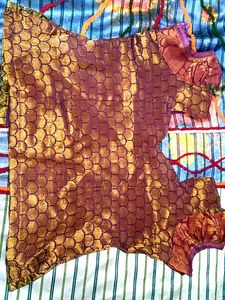 Gorgeous Purple&amp;Gold Lehenga Set,Skirt - 36inches
