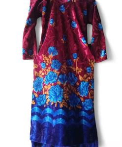 velvet kurta