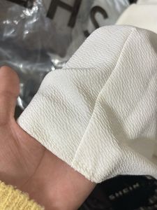 SHEIN SKORTS : textured side rushed asymmetrical h