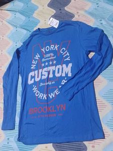 Blue &#39;York&#39; Graphic Tee shirt full