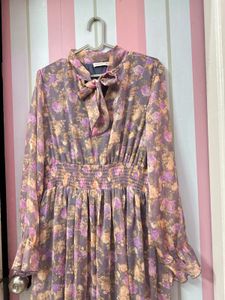 Floral Print Midi Dress