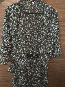 Floral Ruffle Mini Dress