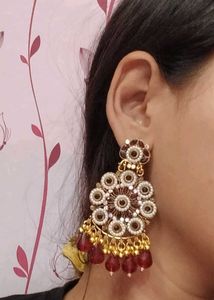 Elegant Floral Drop Earrings