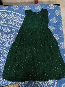 Green Sleeves Kurti