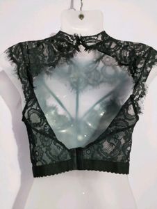 DAMN SEXY BLACK LACE CORSET