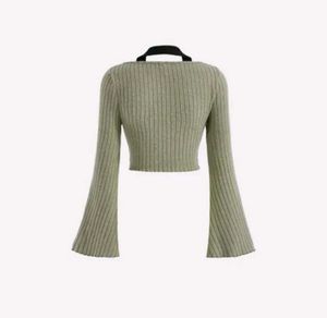 Bell Sleeve Crop Top