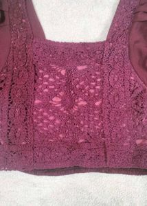 Crochet Detail Top